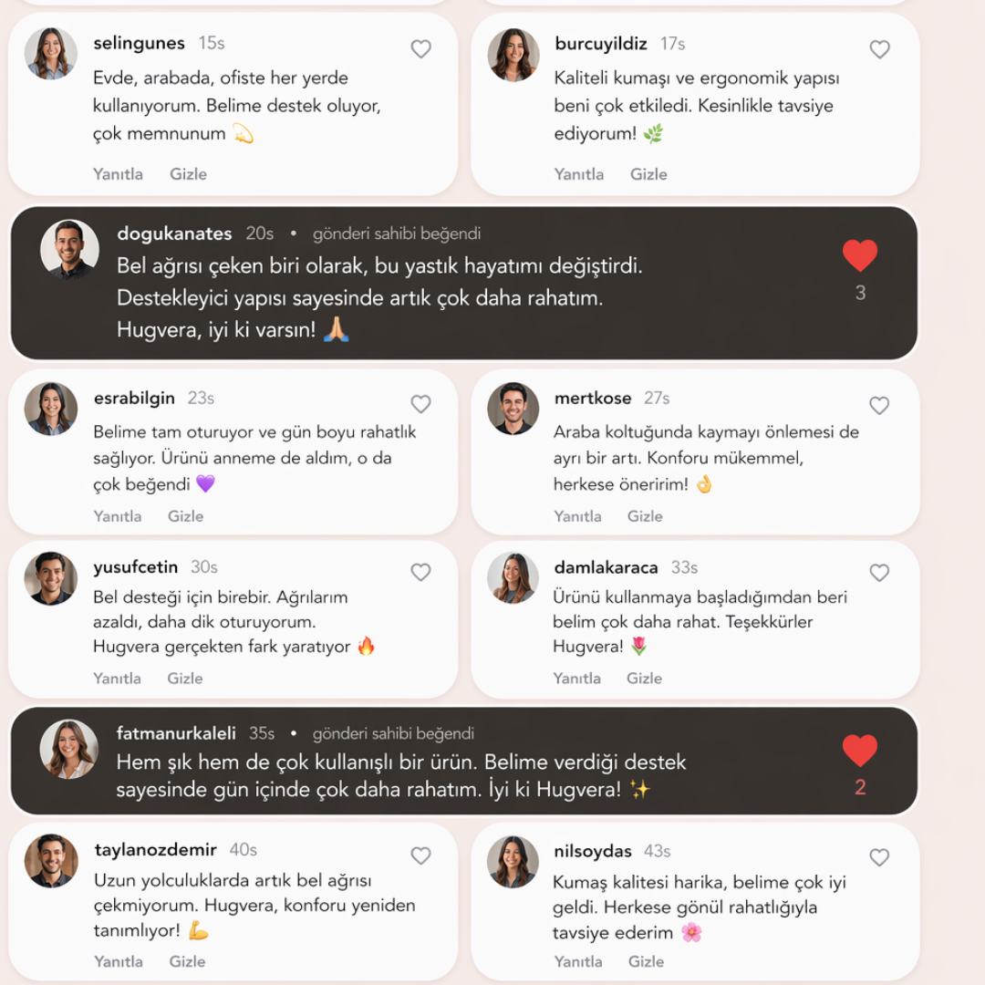 Hugvera™ Destek Yastığı 🛏️✨